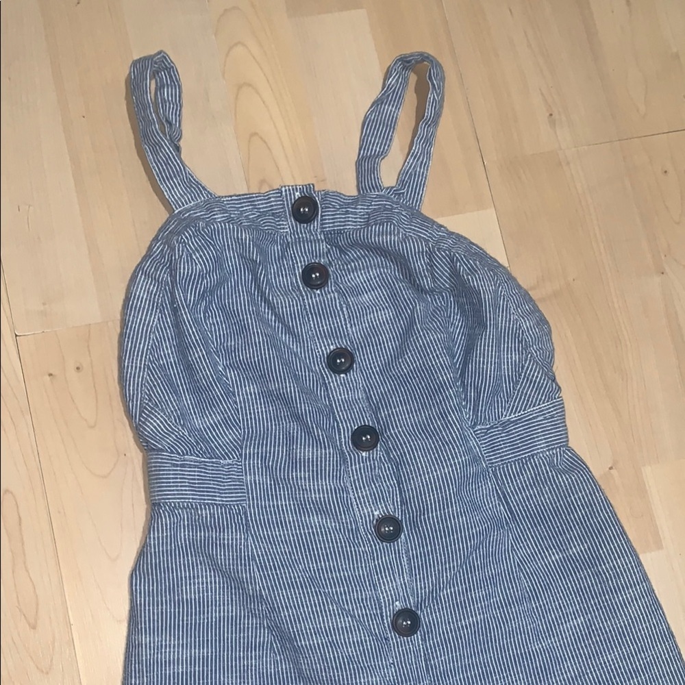 Japna Gray Wide-Leg Jumpsuit with Adjustable Straps - Picture 3 of 8